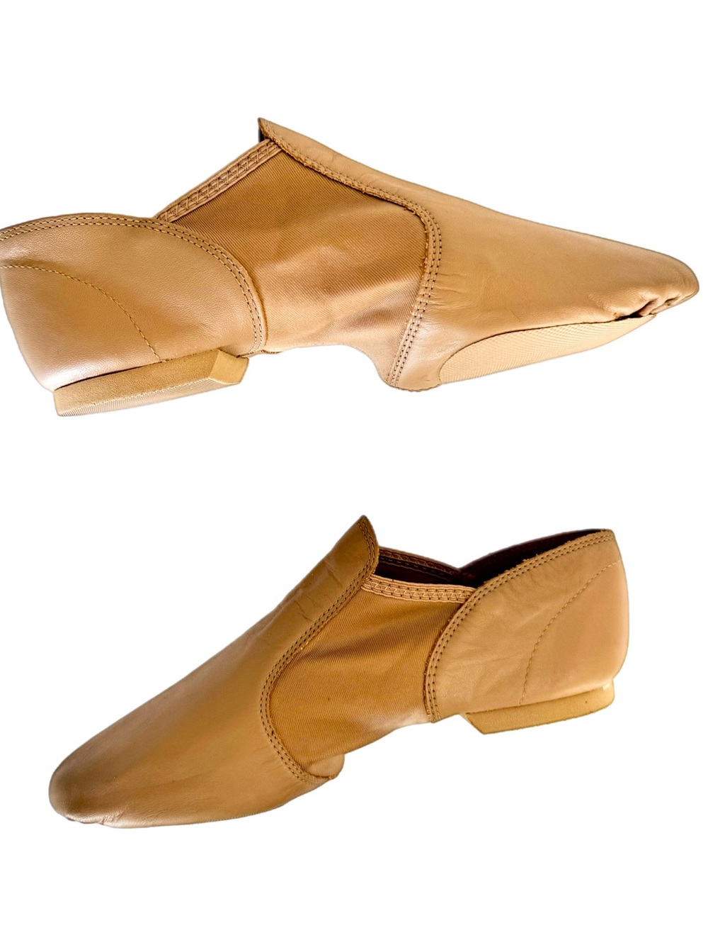 Capezio E-Series Jazzโ Slip On Jazz Shoes - Maple Size 10M , Like New